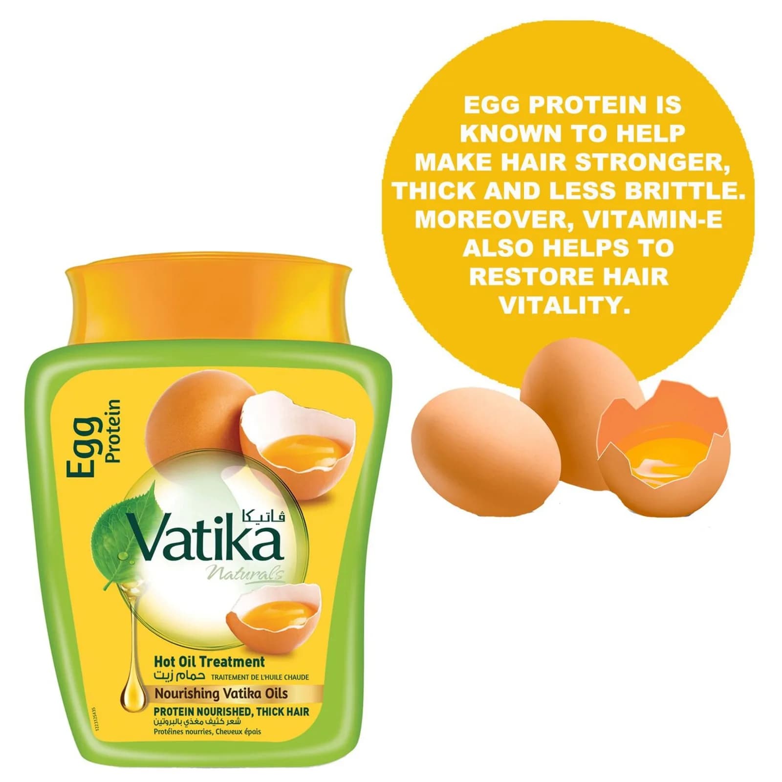 Vatika Hamam Zeit Hair Oil 500 g