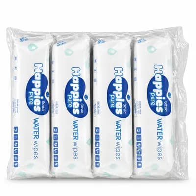 Happies Pure Aqua Clean Wipes