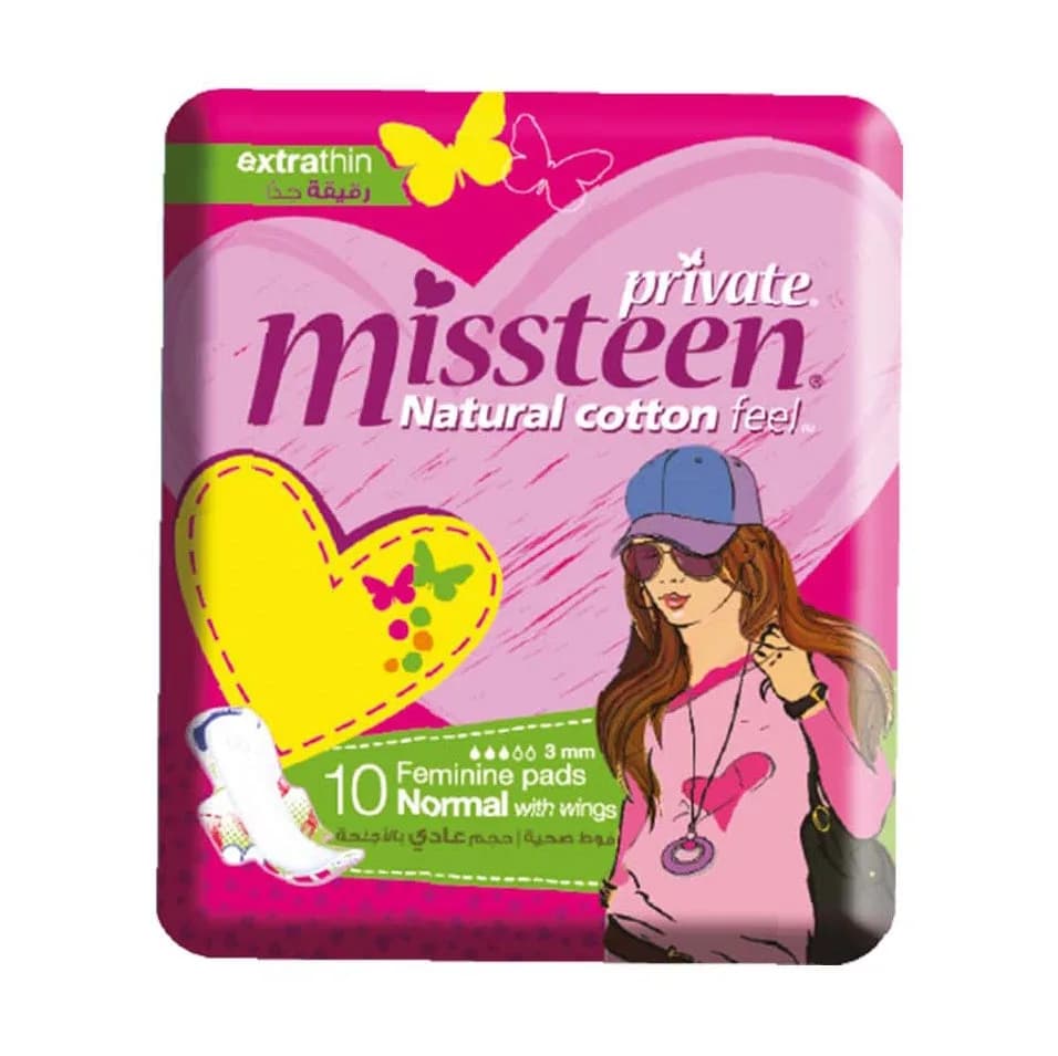 Private Miss Teen Extra Thin Pads 10 pcs