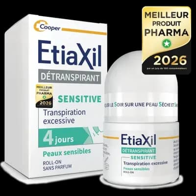 Etiaxil Detranspirant Sensitive Armpits Roll-On