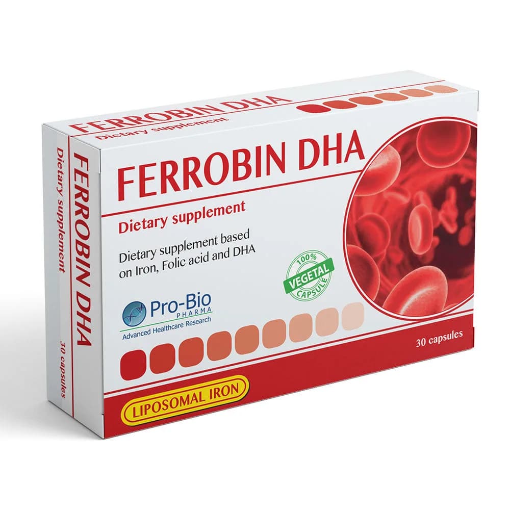 Ferrobin DHA 30 Capsules