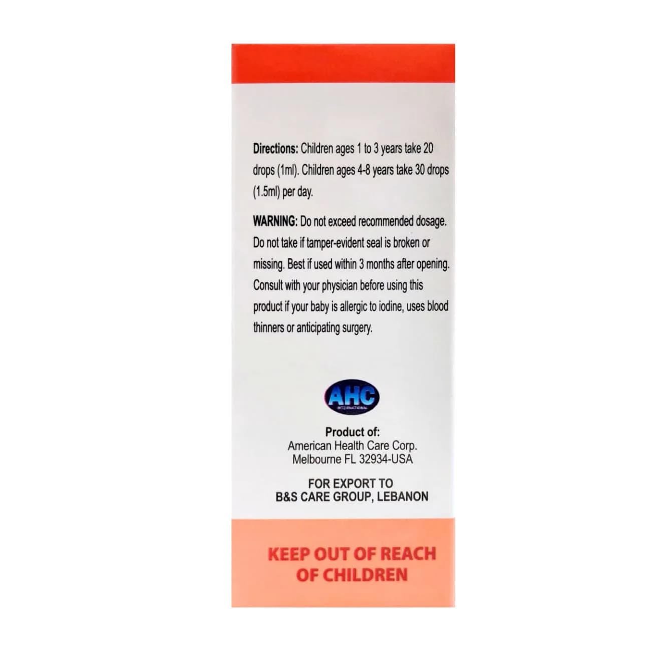 B&S Globifer Baby Liquid Iron