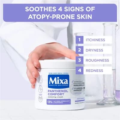 Mixa Panthenol Cream 400 ml Jar