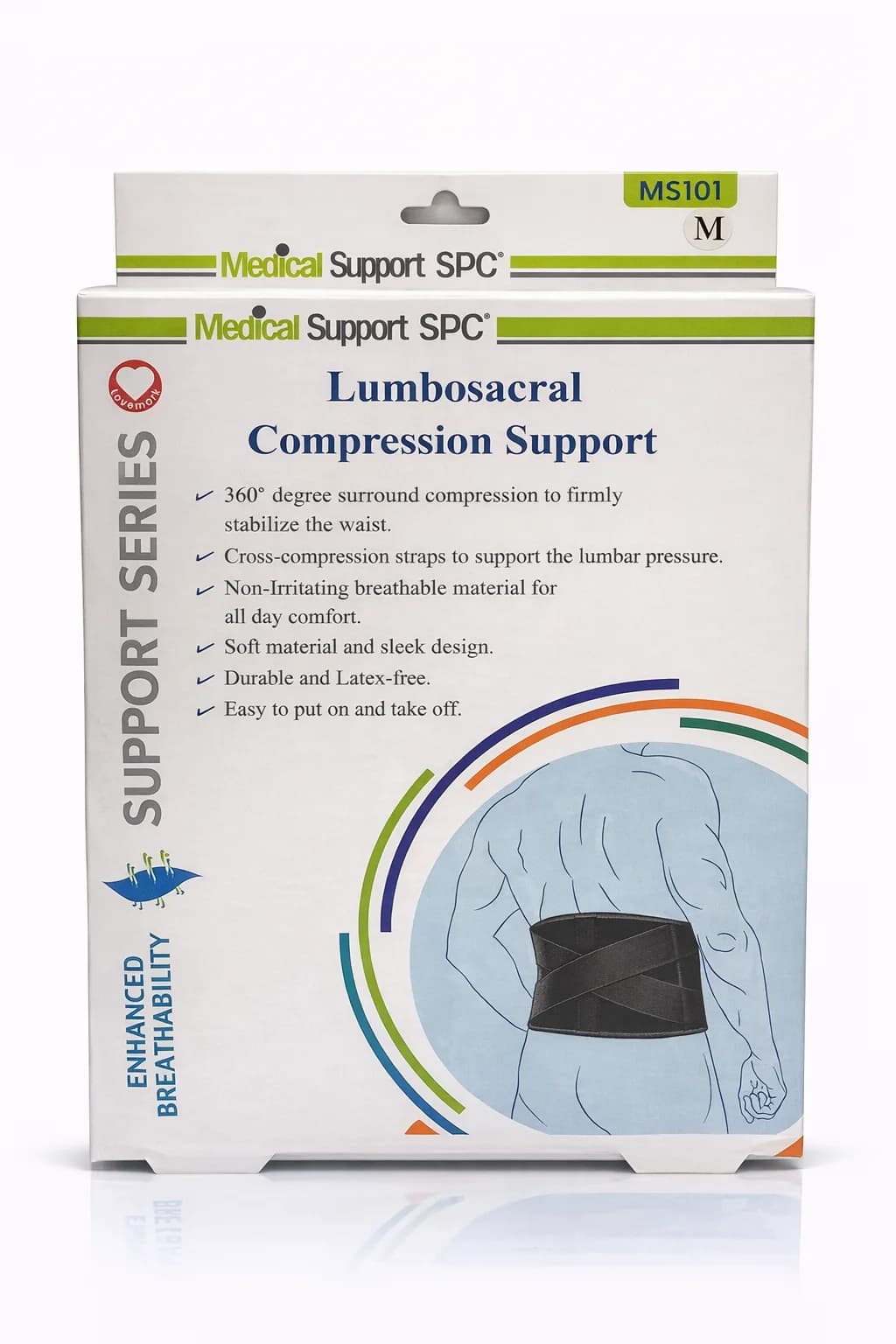 SPC Medical Support Lumbosacral Compression Support MS101