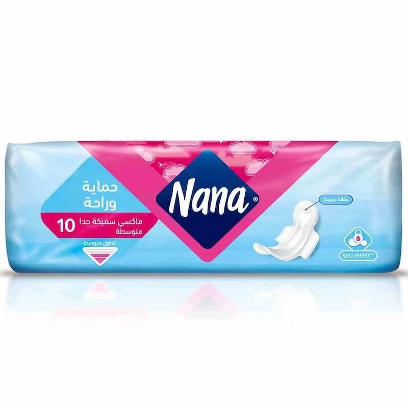 Nana Normal Maxi Extra Thick Pads 10 pcs