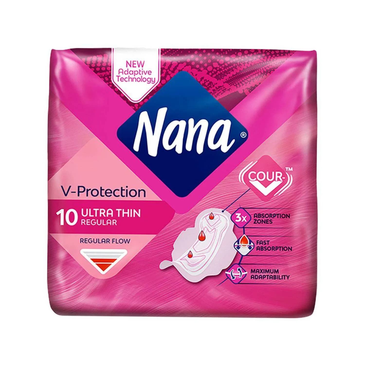 Nana Invisible Normal Pads (10 pcs)