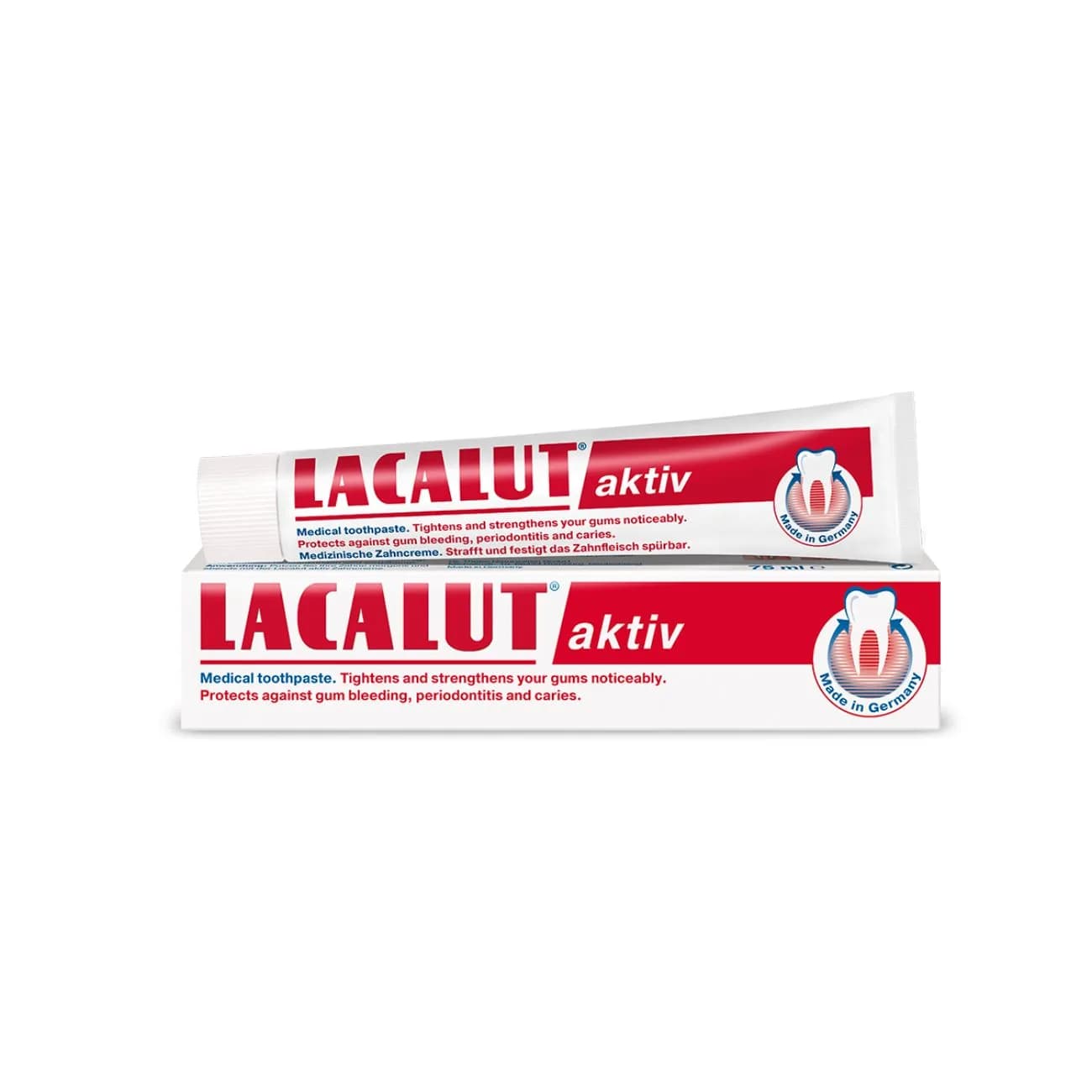 Lacalut Activ Toothpaste 75 ml - Red