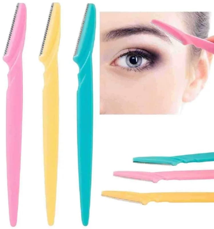 Viel Single Blade Eyebrow Razor (3 pcs)