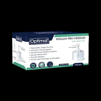 Optimal Insulin Pen Needles 0.25x8mm