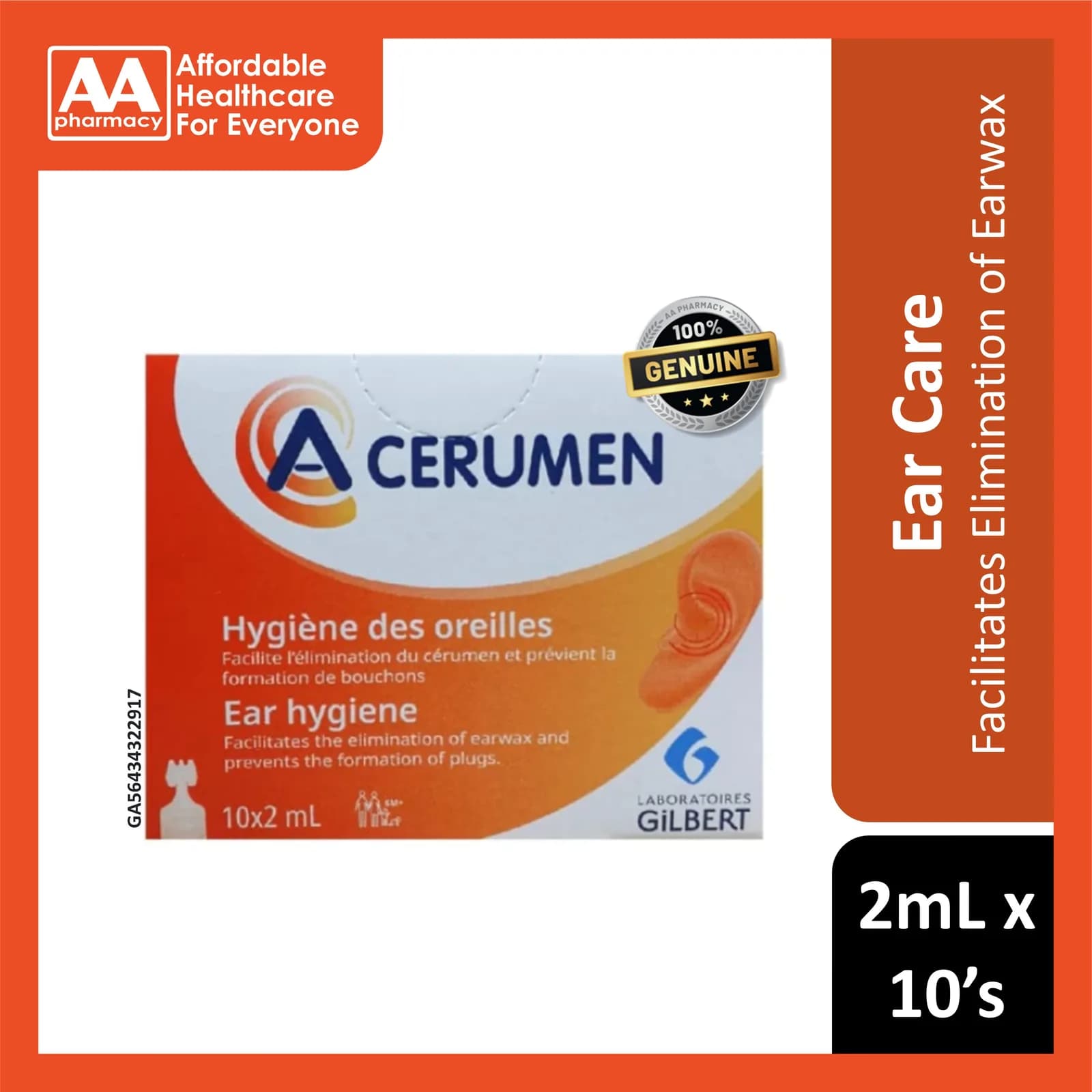 A-Cerumen Ear Hygiene Single-Dose Ampoules