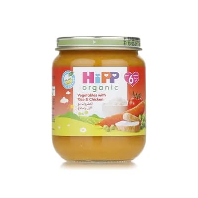 Hipp Baby Food Rice, Vegetables & Chicken 125g
