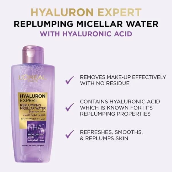L'Oréal Hyaluron Expert Micellar Water 200 ml